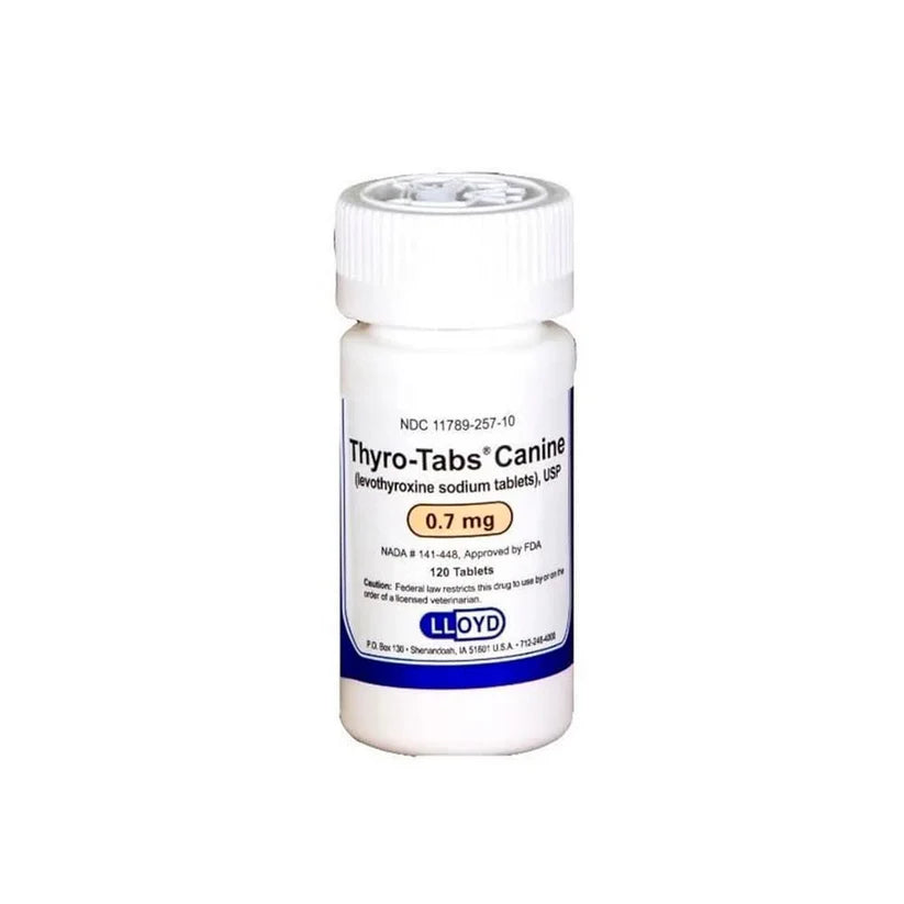 Thyro-Tabs 0.7mg 120 Tabletas