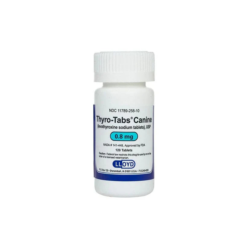 Thyro-Tabs 0.8mg 120 Tabletas