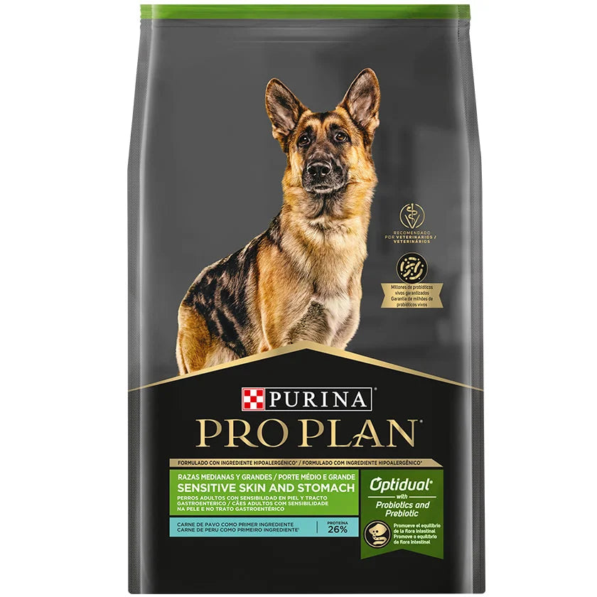 Purina Pro Plan Sensitive Skin & Stomach Pavo Perro 10 kg