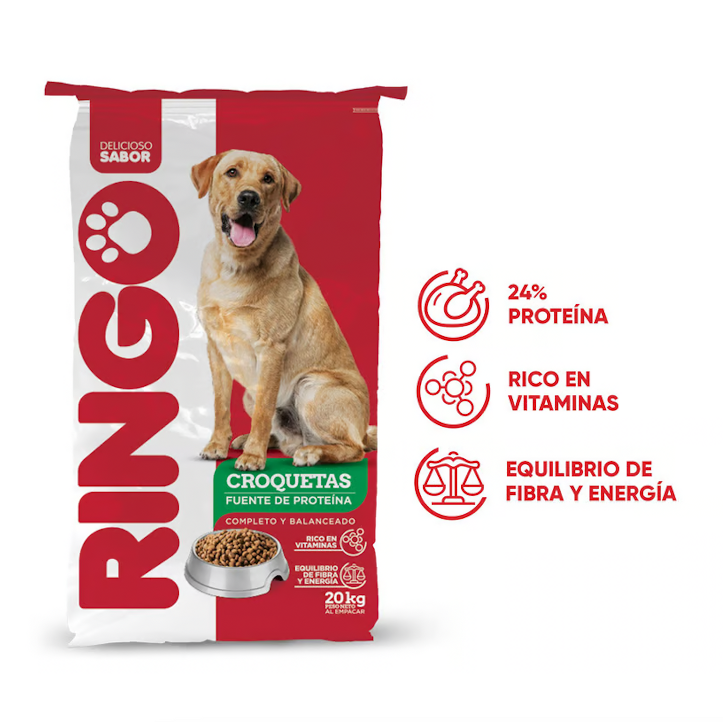 Comida Perro Ringo Adulto 20kg