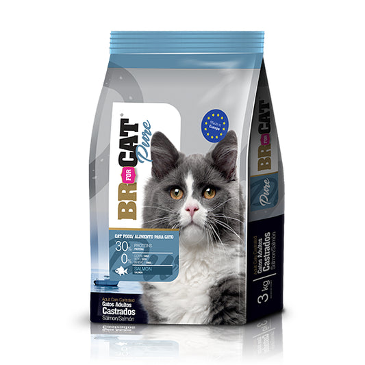 Comida Gato BR for Cat Adulto Castrado Salmón