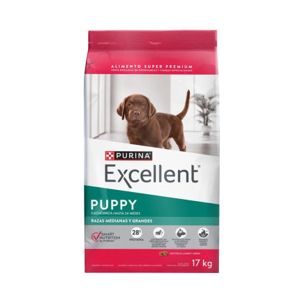 Comida Perro PURINA Excellent Cachorro 17kg