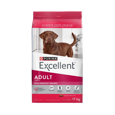 Comida Perro PURINA Excellent Adulto 17kg