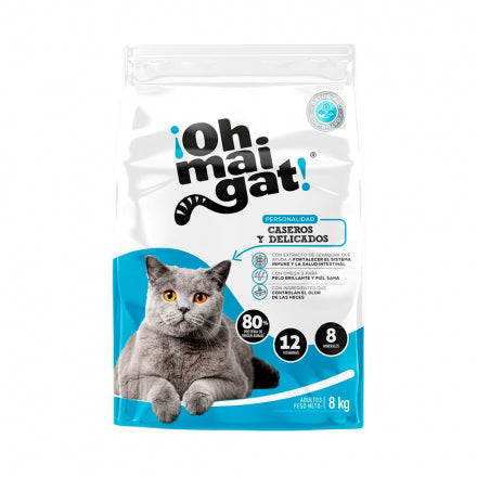 Comida Gato Oh Mai Gat Adulto Casero 8kg