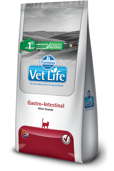 Comida Gato Vet Life Gastro Intestinal 2kg