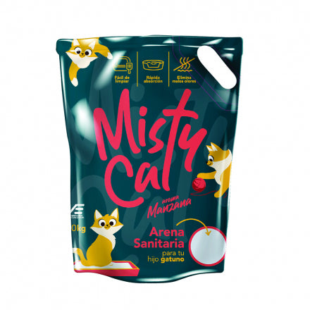 Arena para Gatos Misty Cats Manzana 10kg
