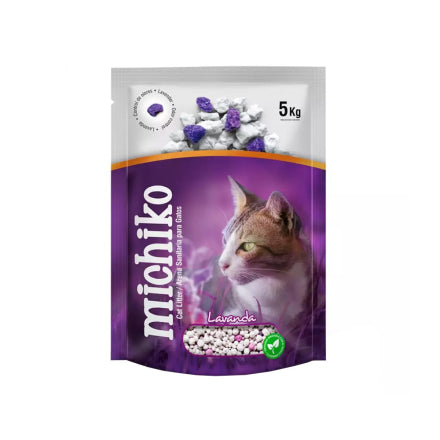 Arena para Gatos Michiko Lavanda 5kg