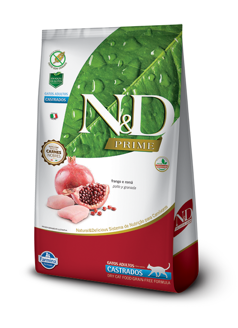 Comida Gato N&D Prime Adulto Castrado 7.5kg
