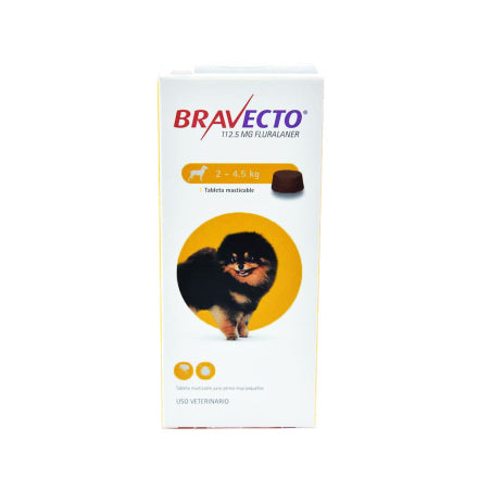 Antiparasitario para Perros Bravecto 2 a 4.5kg
