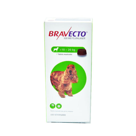 Antiparasitario para Perros Bravecto 10 a 20kg