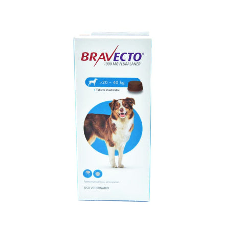 Antiparasitario para Perros Bravecto 20 a 40kg