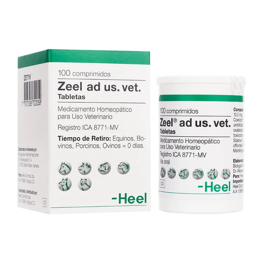 Zeel Veterinario 100 Tabletas