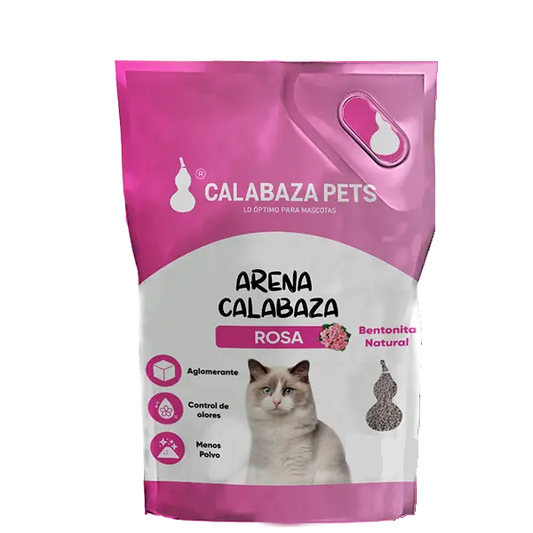 Arena para Gatos Calabaza Pets Rosa 25kg