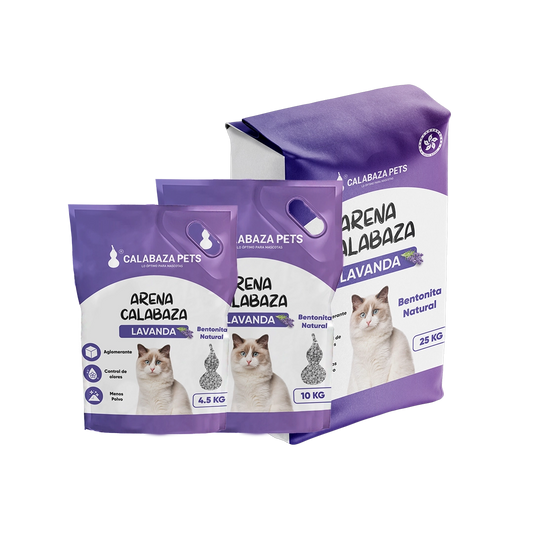 Arena para Gatos Calabaza Pets Lavanda