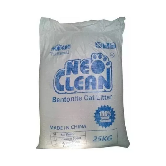 Arena para Gatos Neo Clean Sin Aroma 25kg