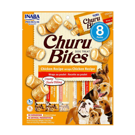 Snacks para Perro Churu Dog Bites Pollo x8u
