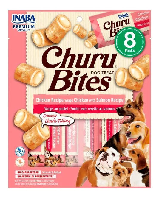 Snacks para Perro Churu Dog Bites Salmón x8u