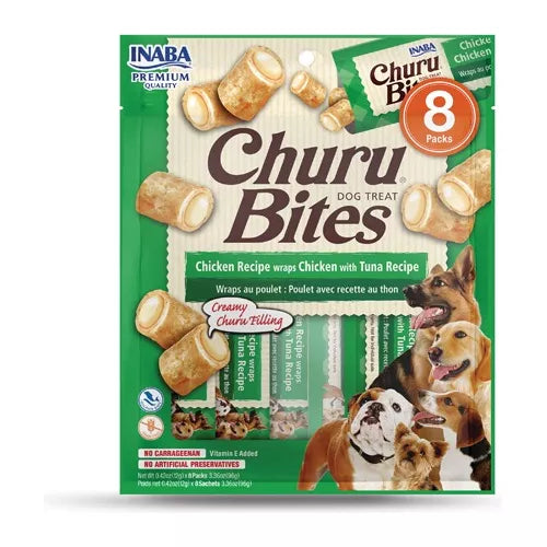 Snacks para Perro Churu Dog Bites Atún x8u