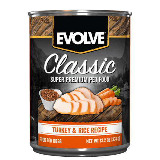 Comida Perro Evolve Lata Pavo 13oz