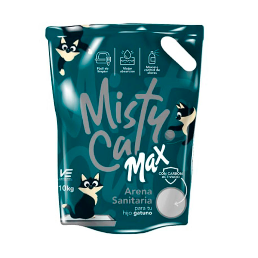 Arena para Gatos Misty Cats Carbon Activado 10kg