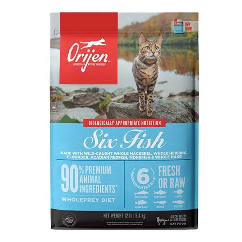 Comida Gato Orijen Adulto Six Fish 5.4kg