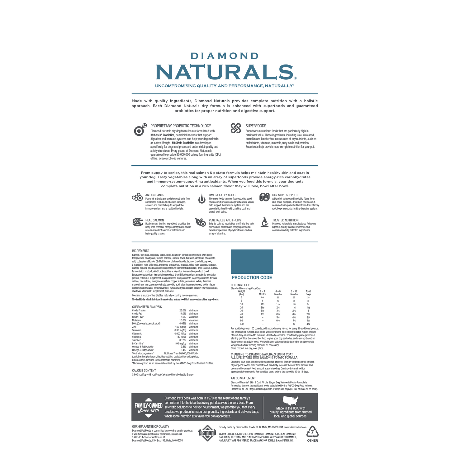 Comida Perro Diamond Adulto Skin & Coat 13.6kg