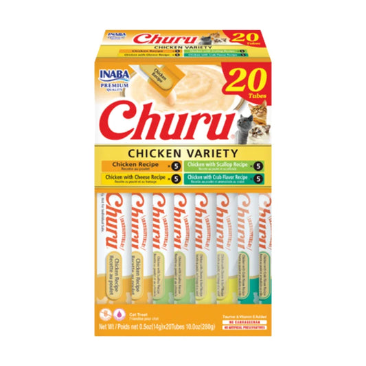 Inaba Churu Variedad Pollo Gato Caja 20 unds