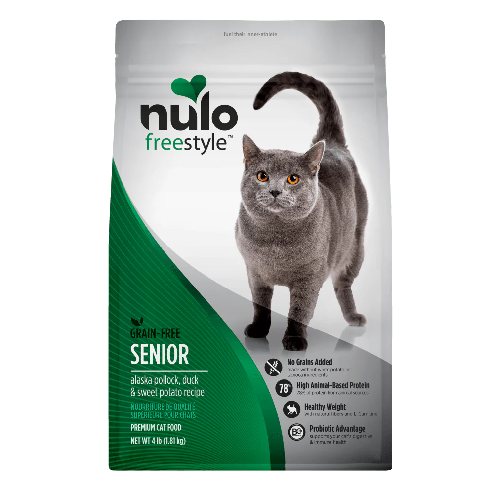 Comida Gato Nulo FS Grain-Free Senior Pato