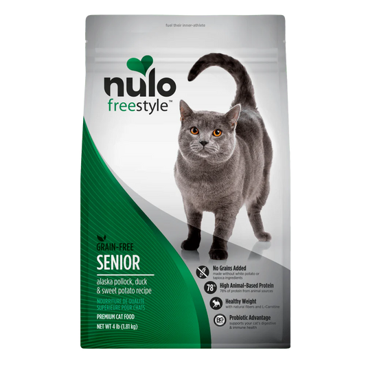 Comida Gato Nulo FS Grain-Free Senior Pato